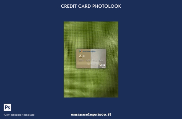 modello frontale photolook per carta di debito visto Guinea Banque Islmaique de 